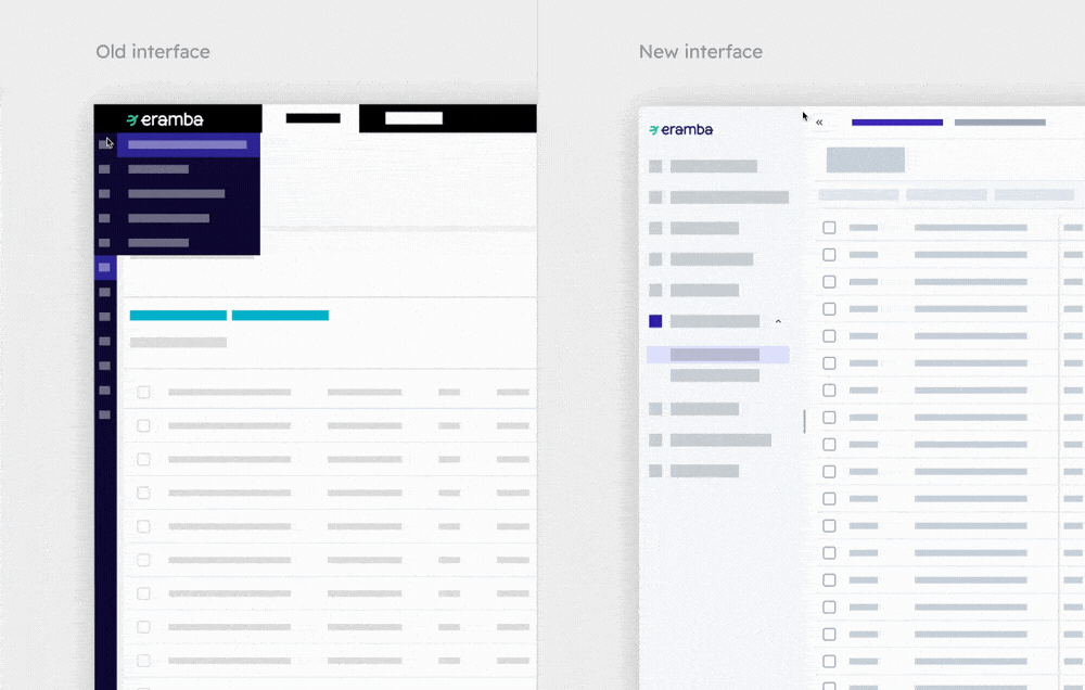 Differences between old and new Menu functionality